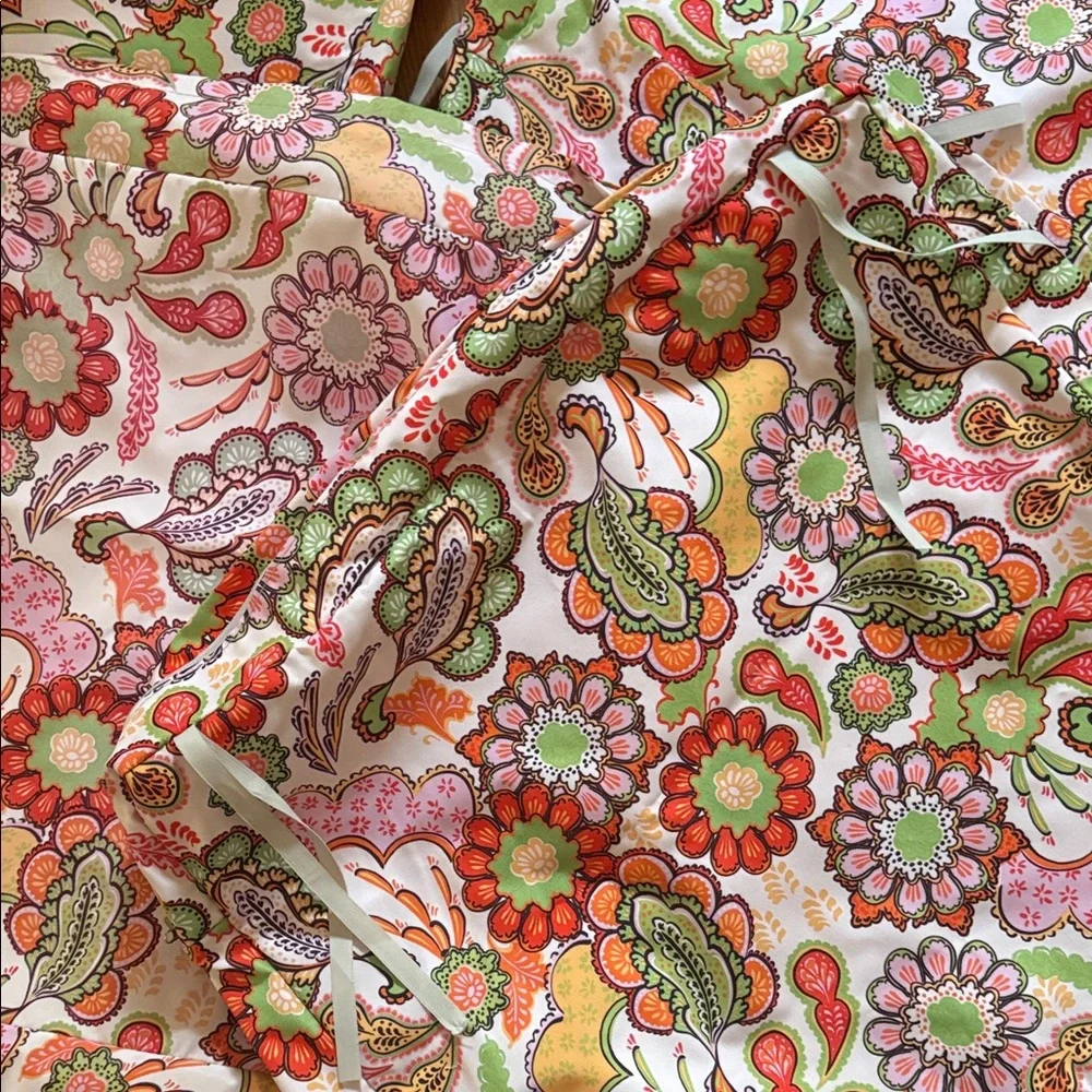 Floral Paisley Print Outdoor Cushion Covers (6)